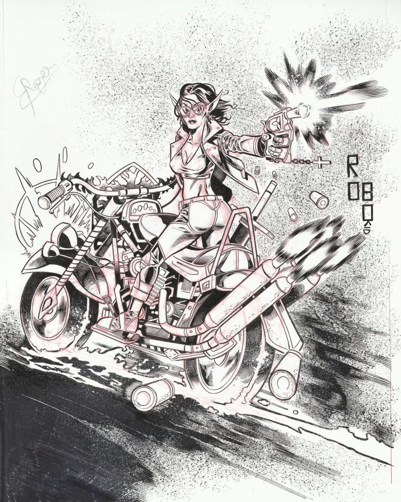 Roger Bonet - Elfa motorizada | Origin Of Comics