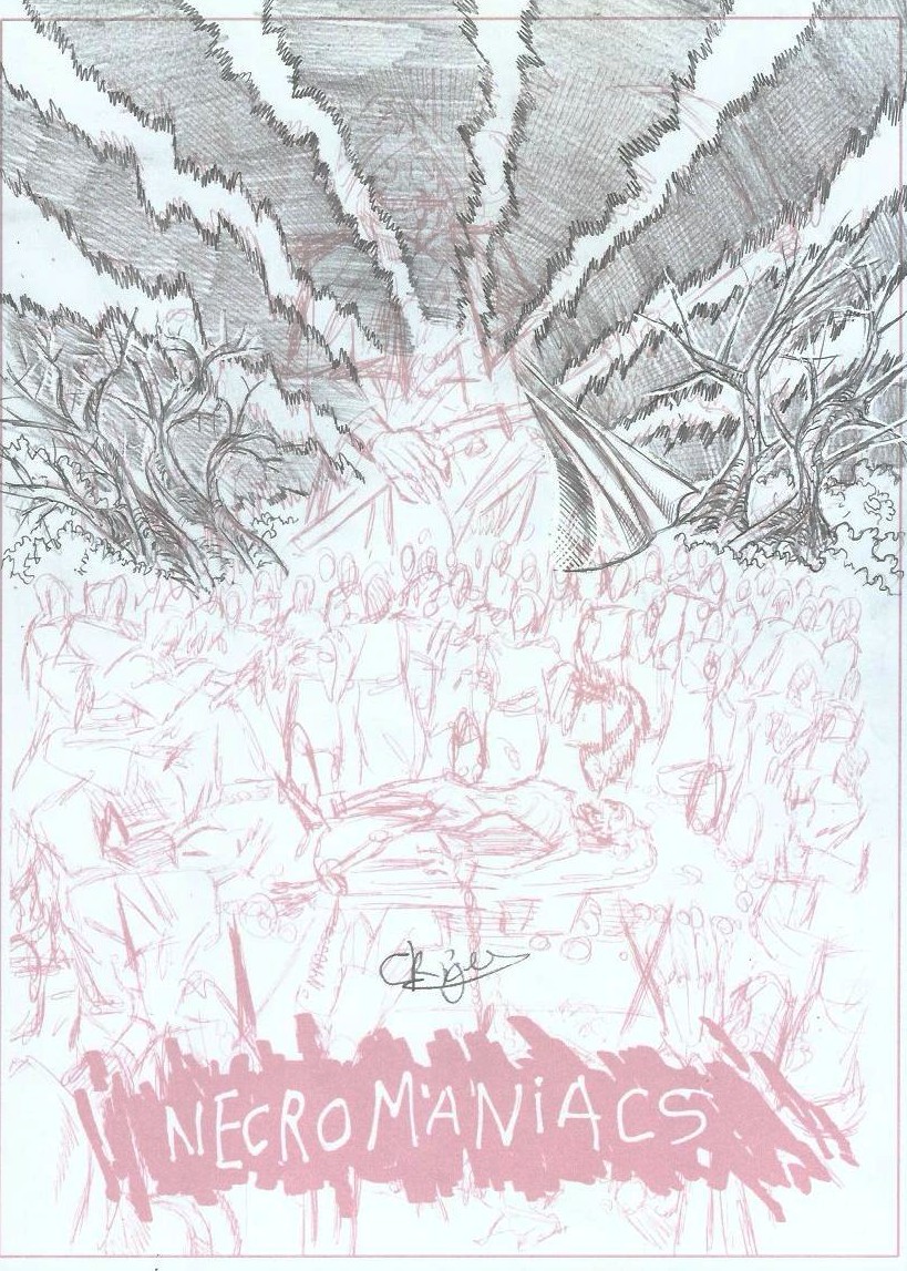 Roger - Origin of Comics - Necromaniacs sketch 2