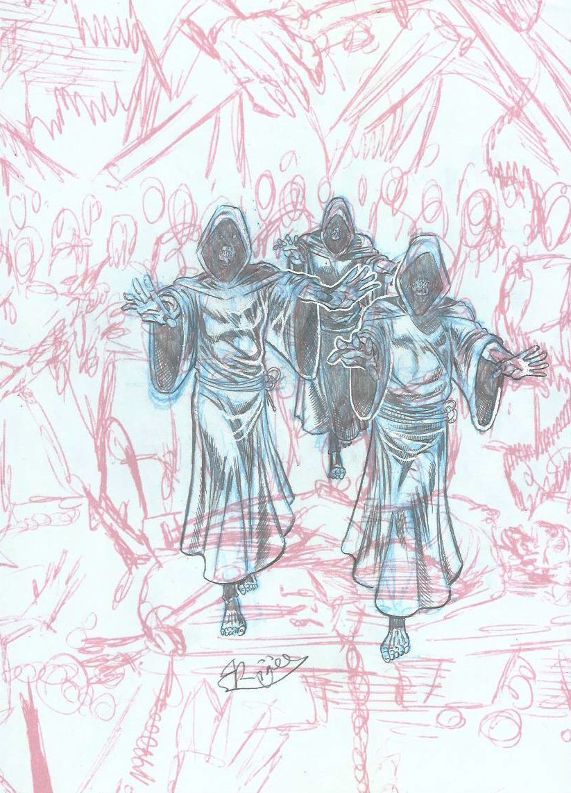 Roger - Origin of Comics - Necromaniacs sketch 4