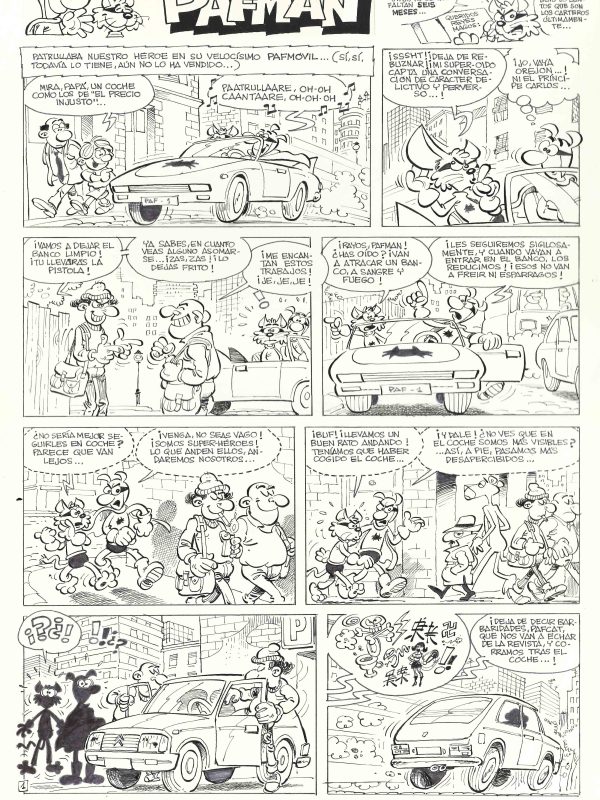 Pafman: Conversaciones peligrosas - 2 páginas originales