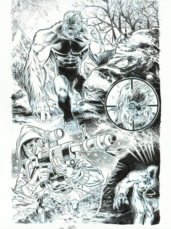 Dibujo original: Yeti - Roger