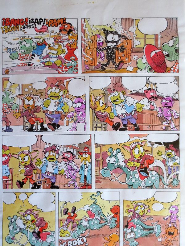 Los Xunguis - Página a color original + Rotulación original