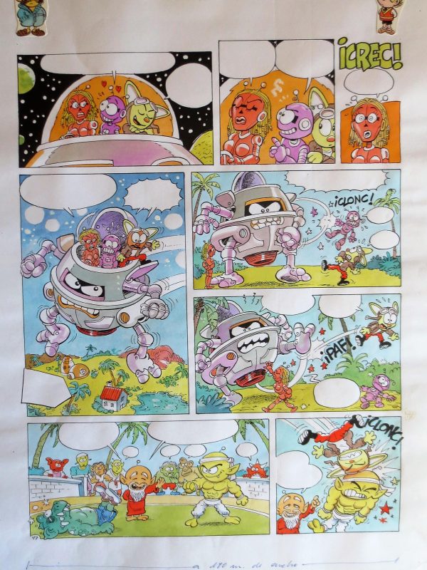 Los Xunguis - Página a color original