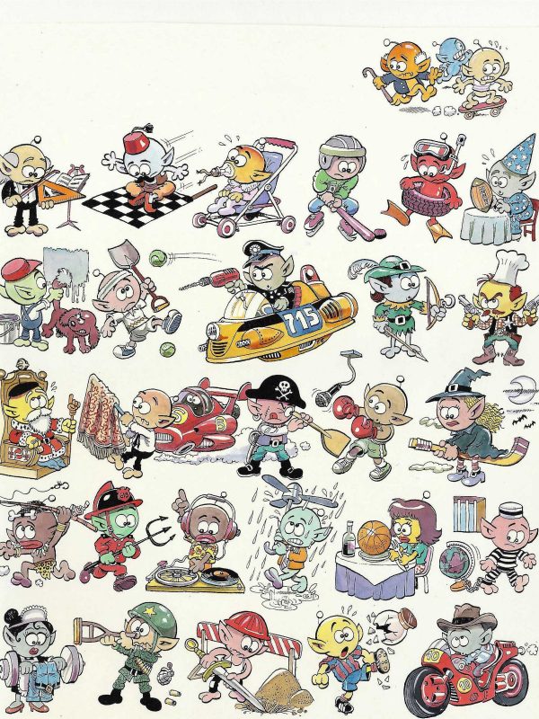 Los Xunguis - Página color original - Cera / Ramis