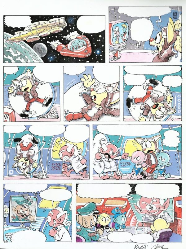 Los Xunguis - Página a color original