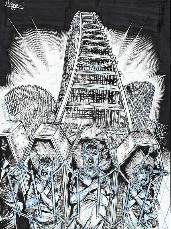 Roller Coaster of Death - Portada original - Roger