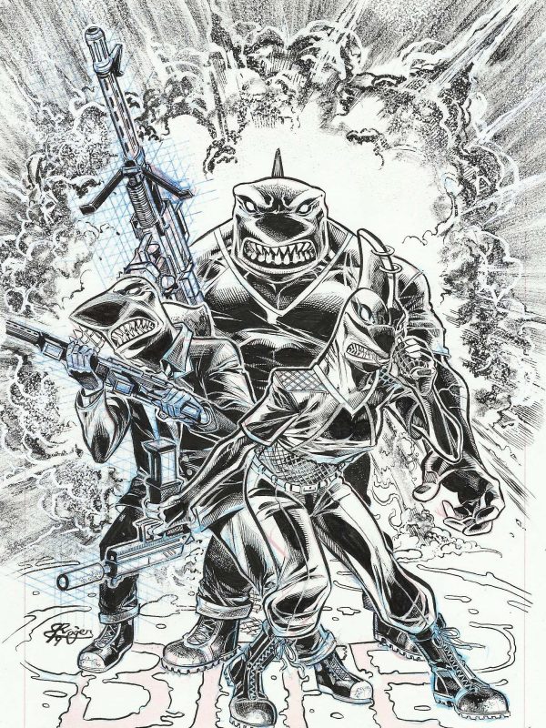 3 Dibujos Originales: Bite - Roger