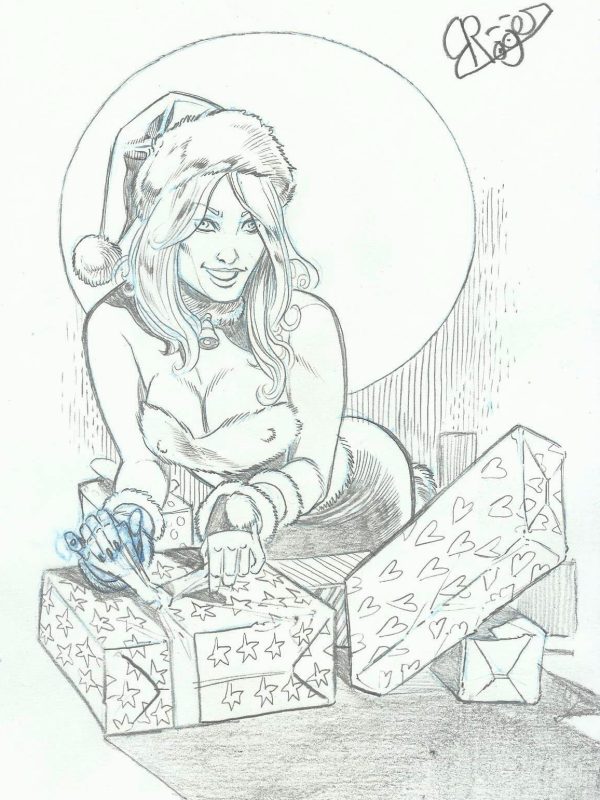 Dulce Navidad - Dibujo original - Roger