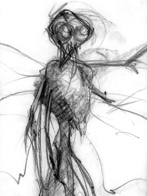 Miedos - Dibujo original - Antoni Garcés