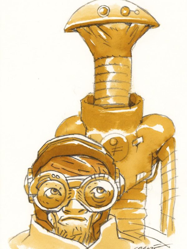 Robots - Dibujo original - Antoni Garcés