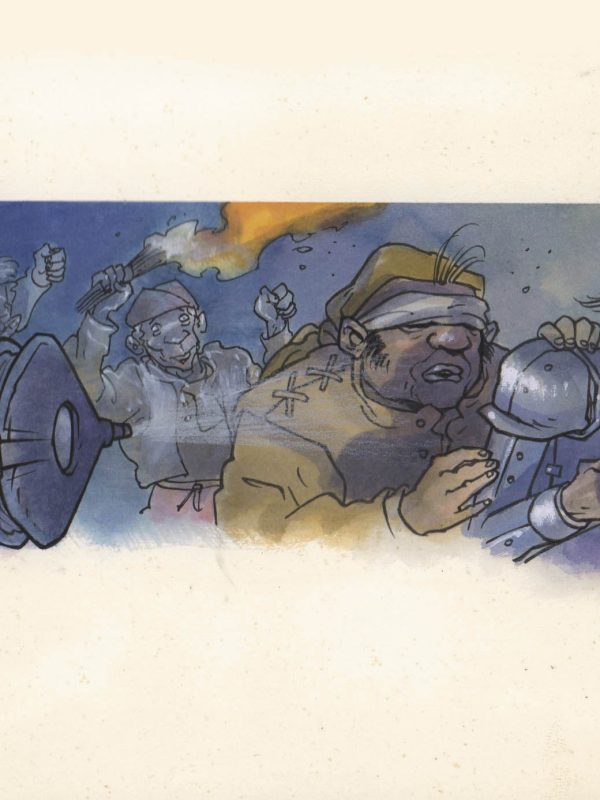 Don quijote - Dibujo original - Antoni Garcés