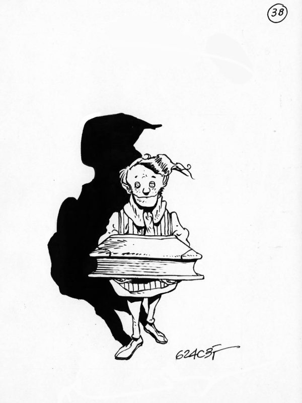 Leyendas de Castilla - Dibujo original - Antoni Garcés