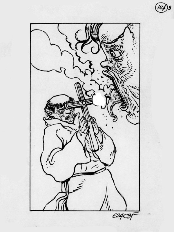 Diablo - Dibujo original - Antoni Garcés