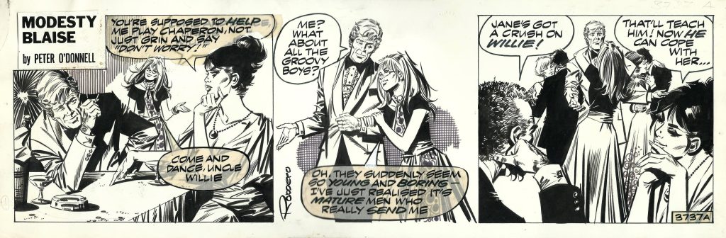 Romero - Origin of comics - Modesty Blaise