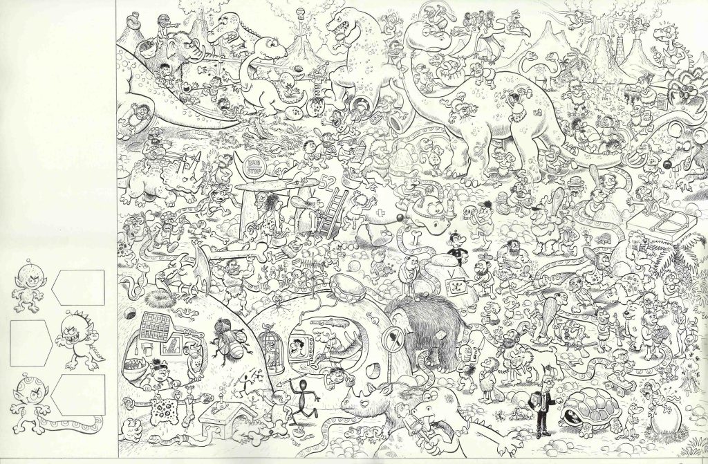 Origin of Comics - Dinosaurios / Dinosaurs - Flunkerne / Xunguis