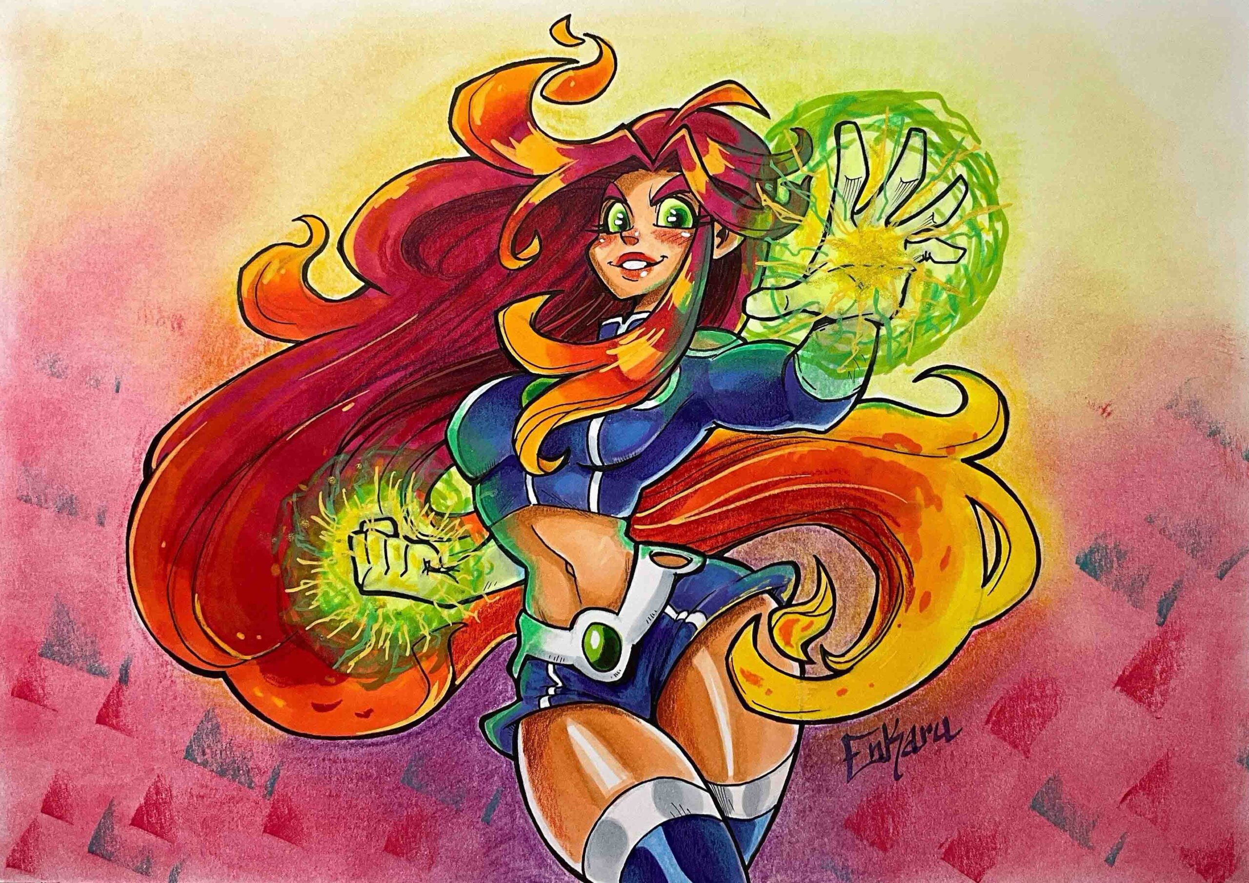 Enkaru - Origin of Comics -Starfire