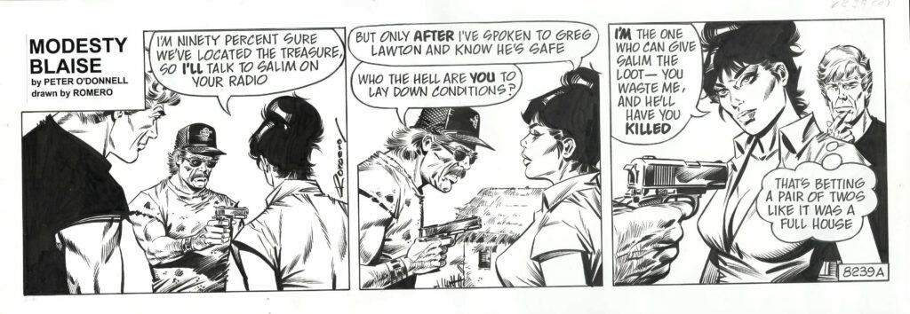 Romero - Origin of Comics - Modesty Blaise #8239