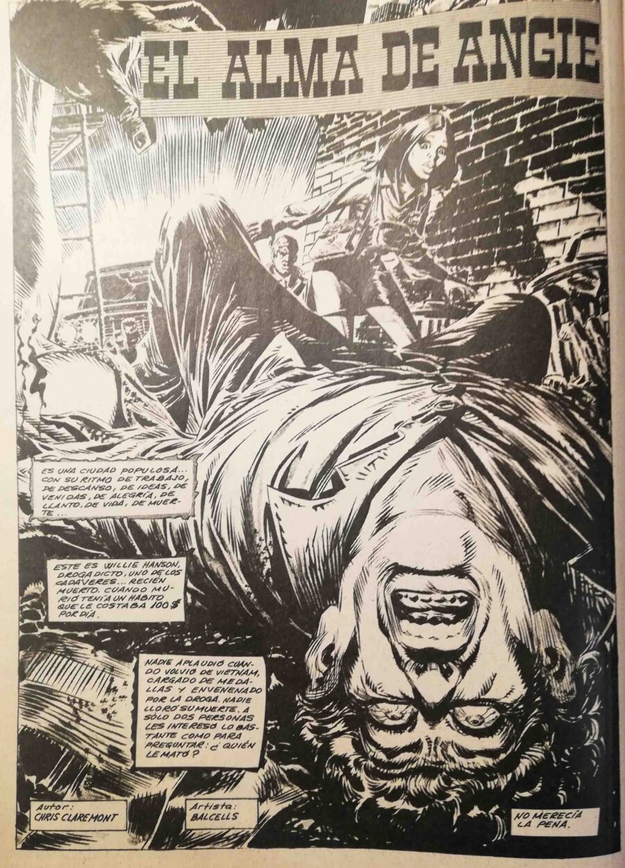 Original page: Vampire Tales - Chris Claremont and Balcells / Marvel ...