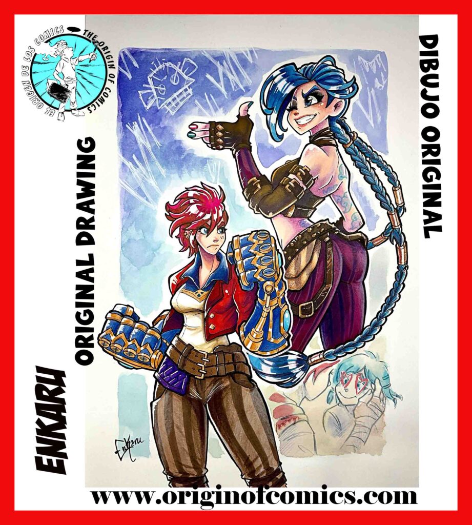 Enkaru - origin of comics - original drawing
