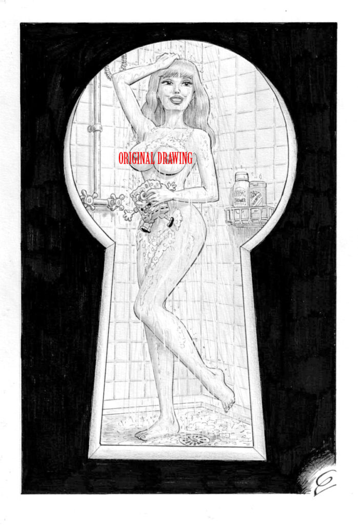 Origin of Comic - sexy girl