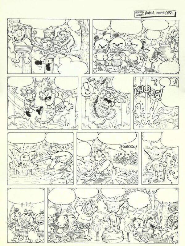 Cera Ramis - Origin of Comics - Xunguis Flunkerne