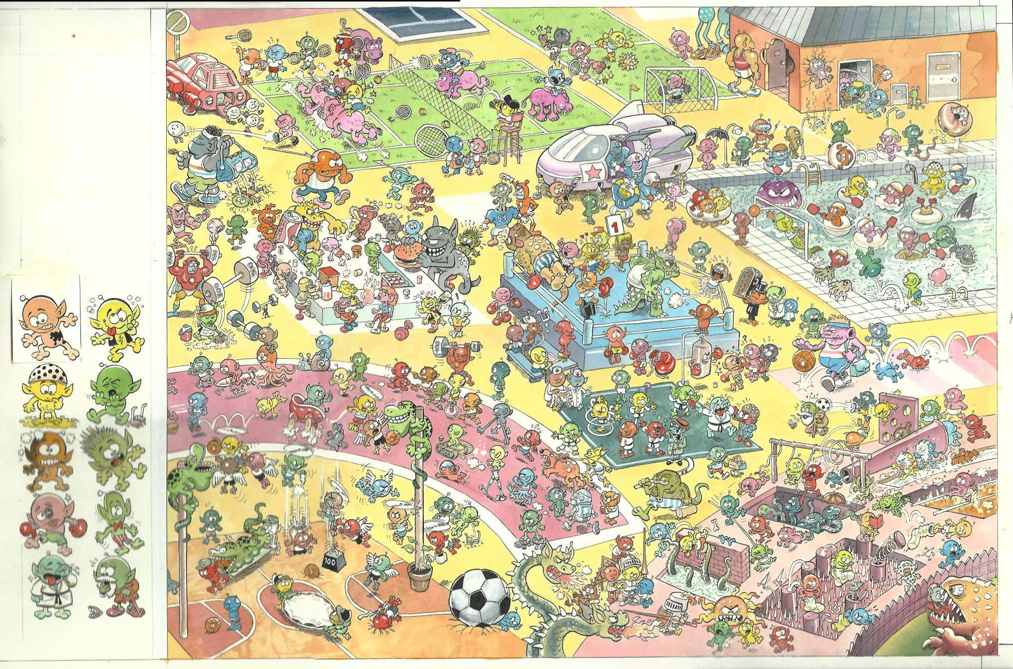 Origin of Comics - Los Xunguis se divierten /Flunkernes forunderlige verden