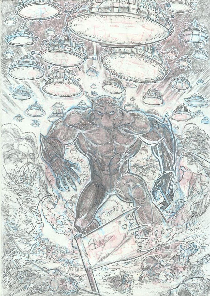 Roger - Origin of Comics - Character design