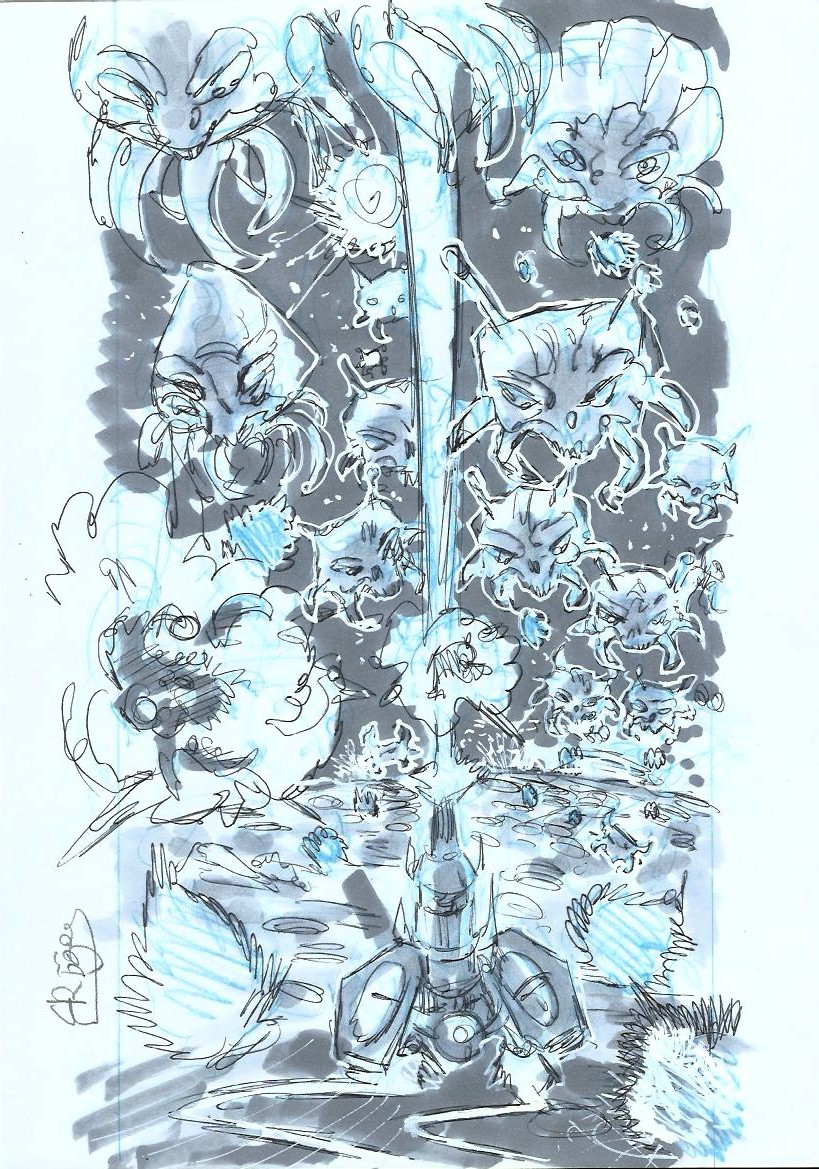 Roger - Origin of Comics - Character design