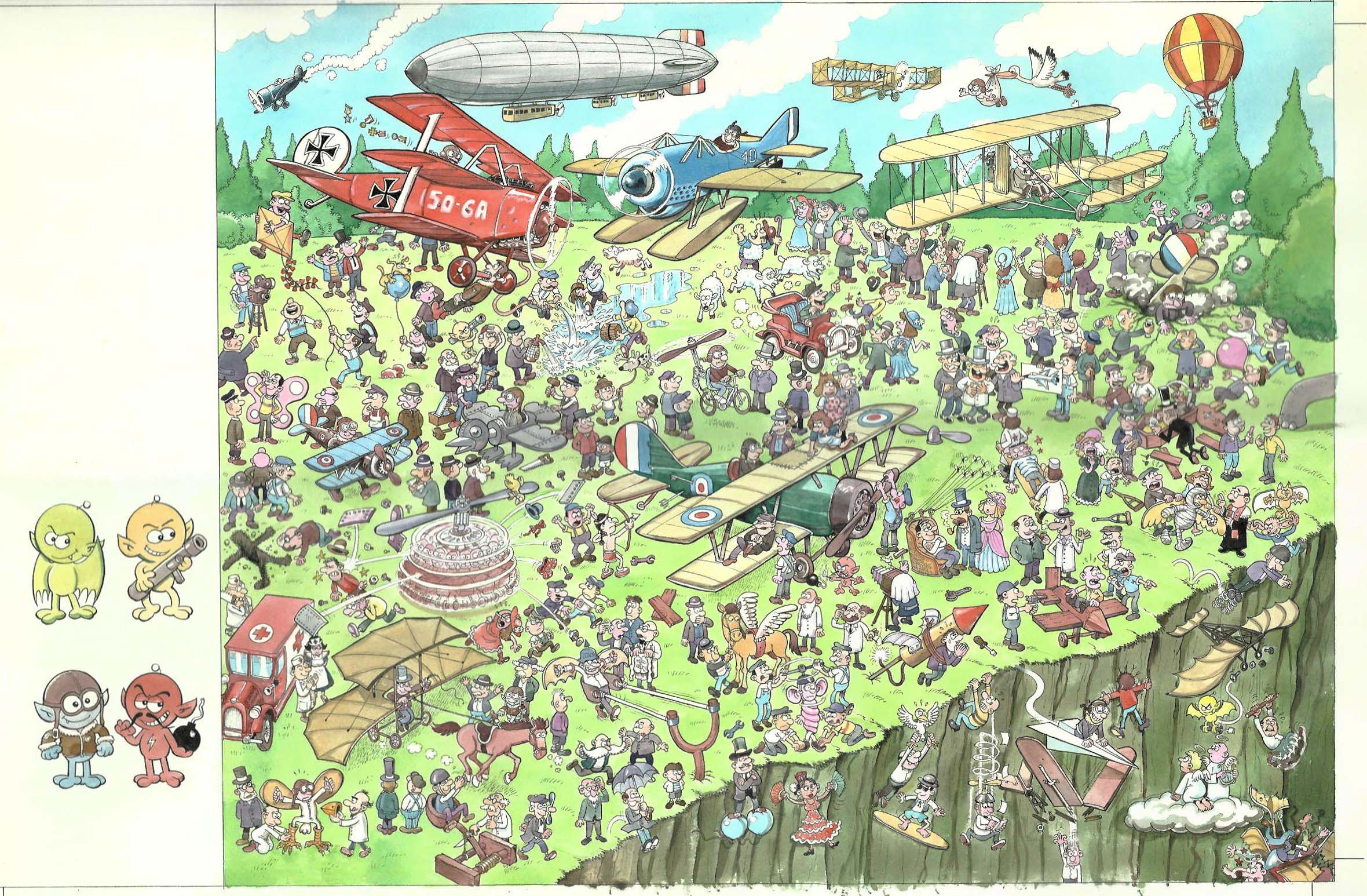 Cera / Ramis -Origin of Comics - Un siglo Xungui /Flunkerne i 100 år