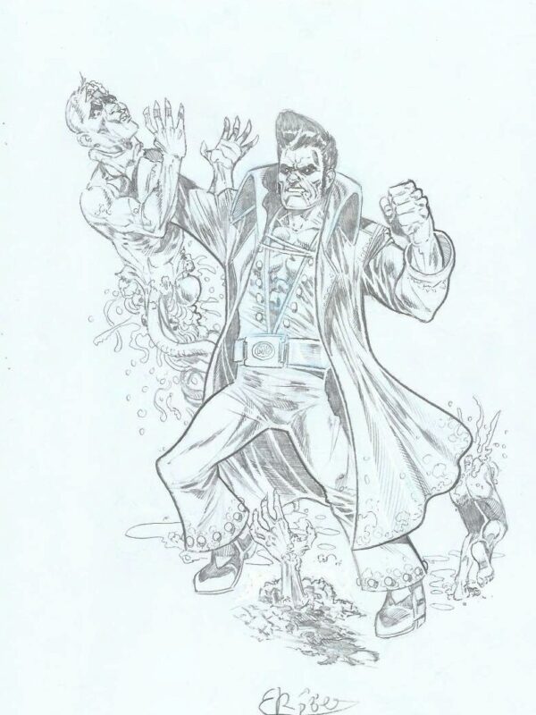 Roger - Origin of Comics - Character design Elvis