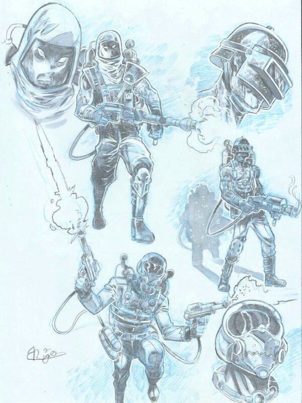 Roger - Origin of Comics - Character design