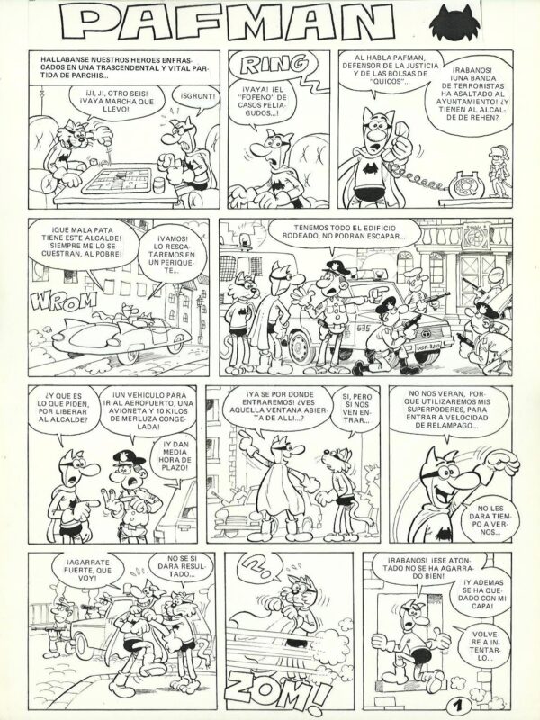 Cera - Origin of Comics - Pafman: El rescate