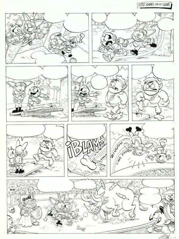 Cera - Origin of Comics - Los Xunguis en busca del Megatronio