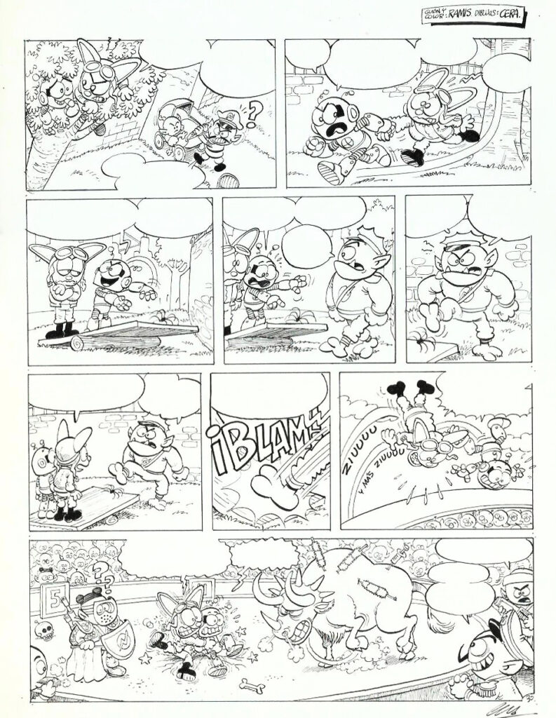 Cera - Origin of Comics - Los Xunguis en busca del Megatronio