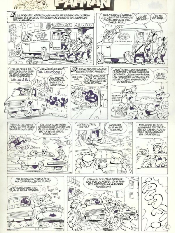 Cera - Origin of Comics - Pafman - Mortadelo nº 72