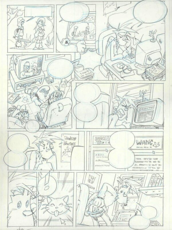 Nacho - Origin of Comics - proyecto años 90