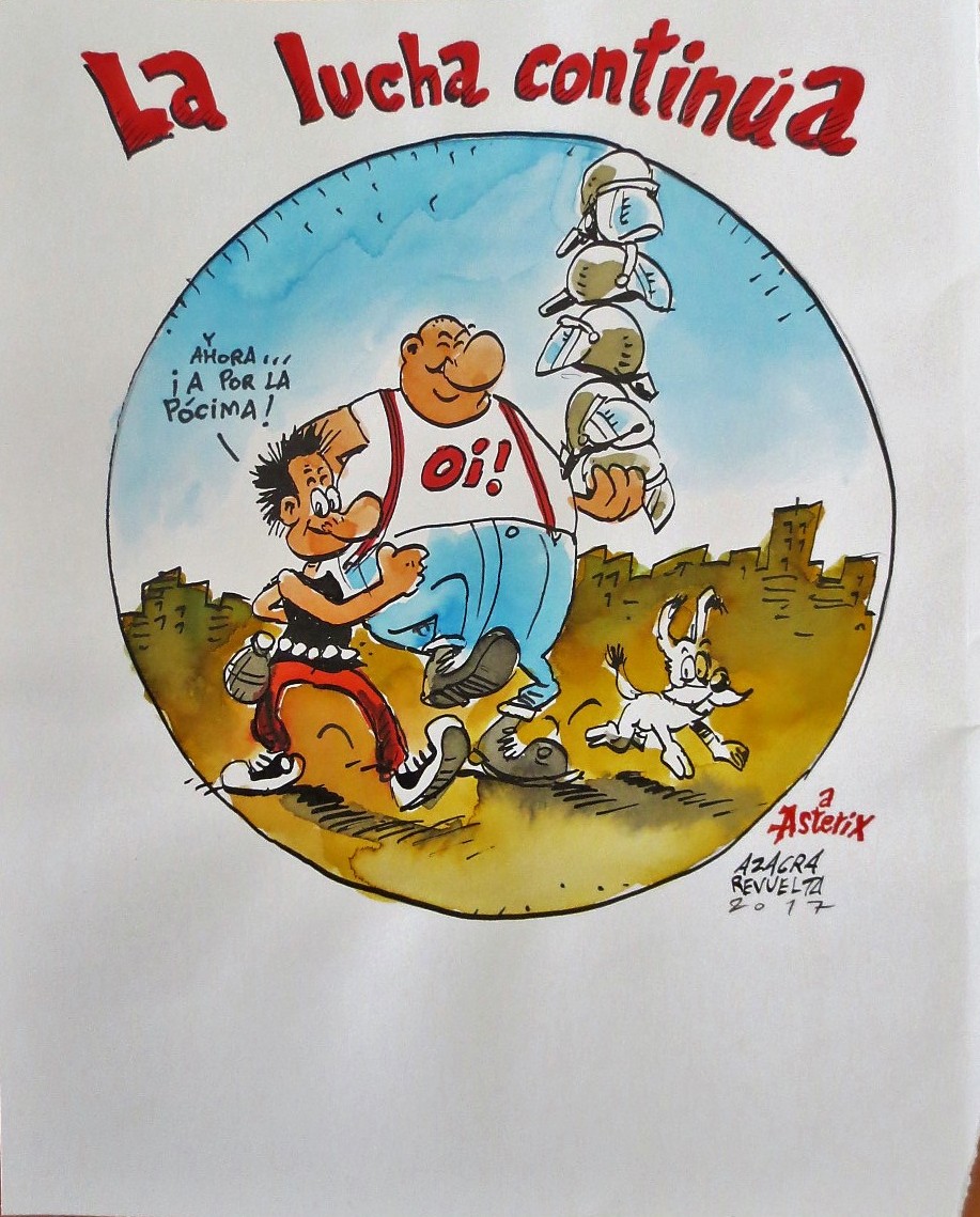 Azagra - Origin of Comics - Pedro pico y Pico Vena - Astérix y Obélix