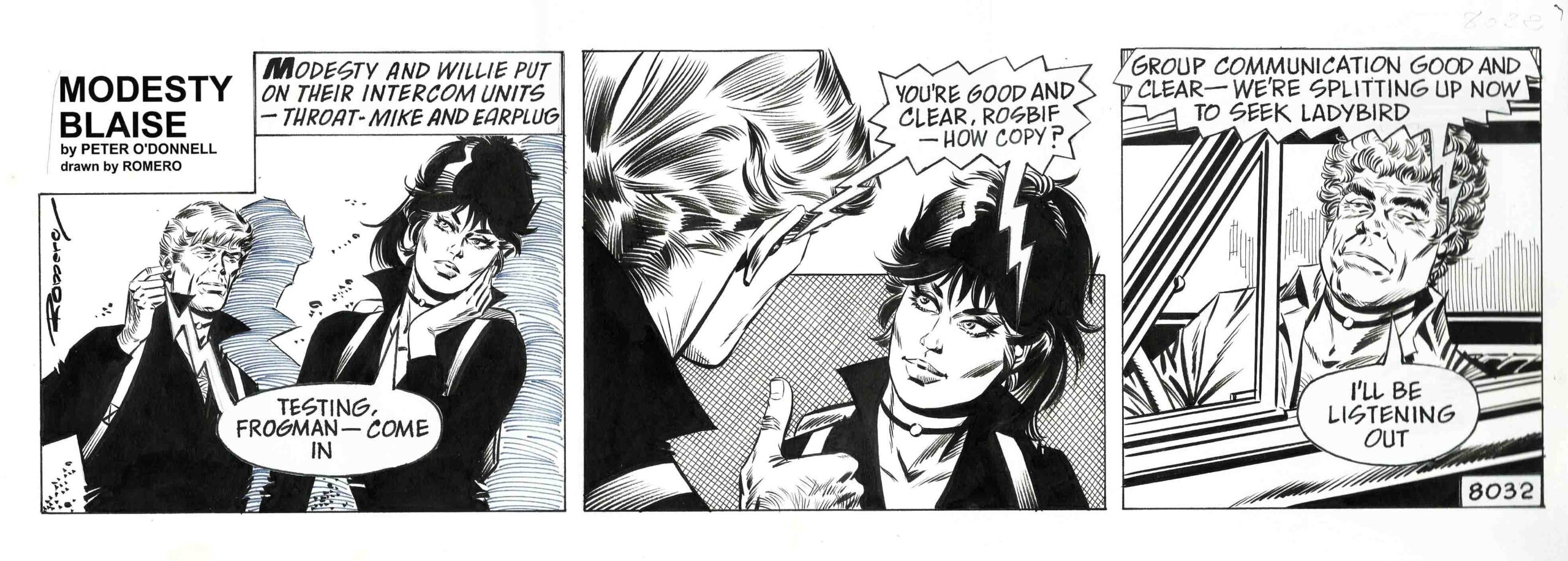 Romero - Origin of Comics - Modesty Blaise #8032