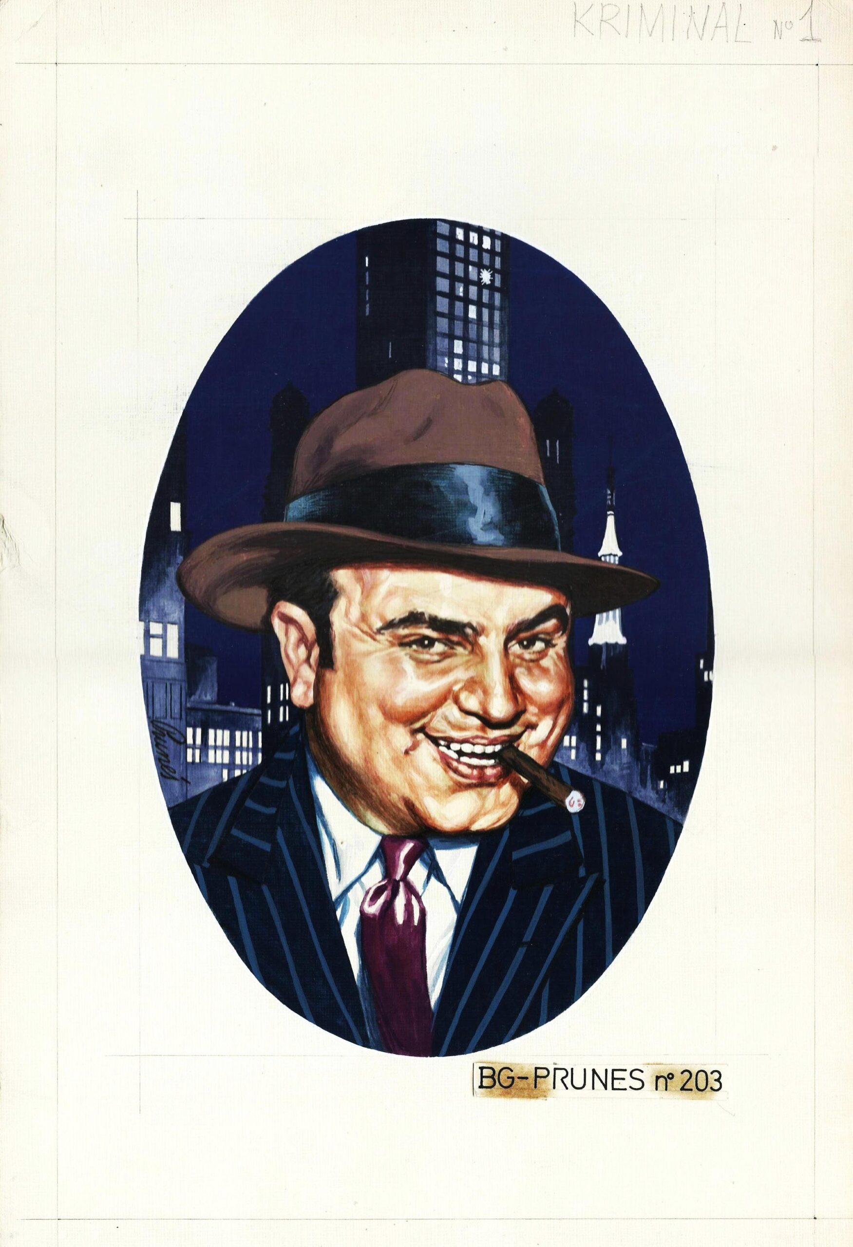 Prunés - Origin of Comics - Al Capone