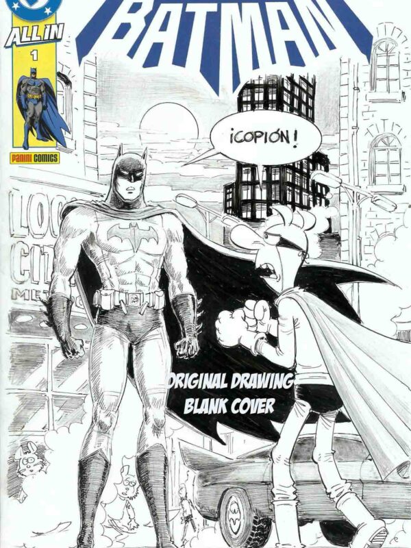 Cera - Origin of Comics - Blank cover Batman Vs Pafman