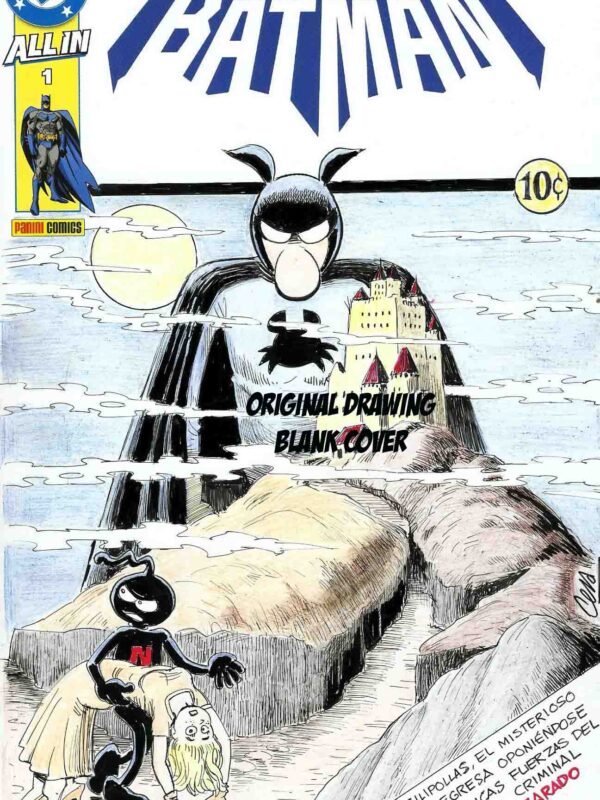 Cera - Origin of Comics - Blank cover parodia Detective Comics #31 - Pafman