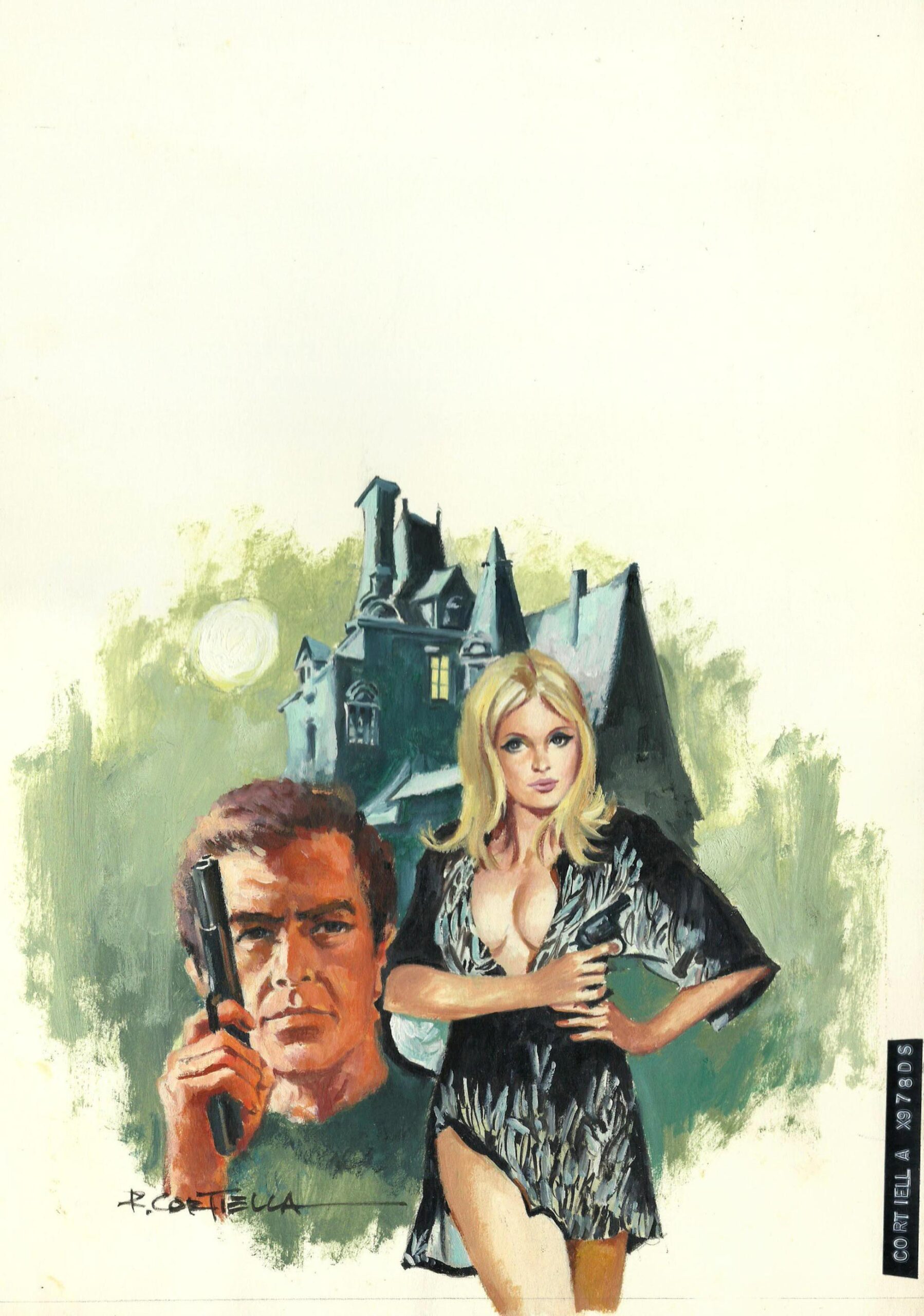 Cortiella - Origin of Comics - Portada original Asesinatos en primer grado