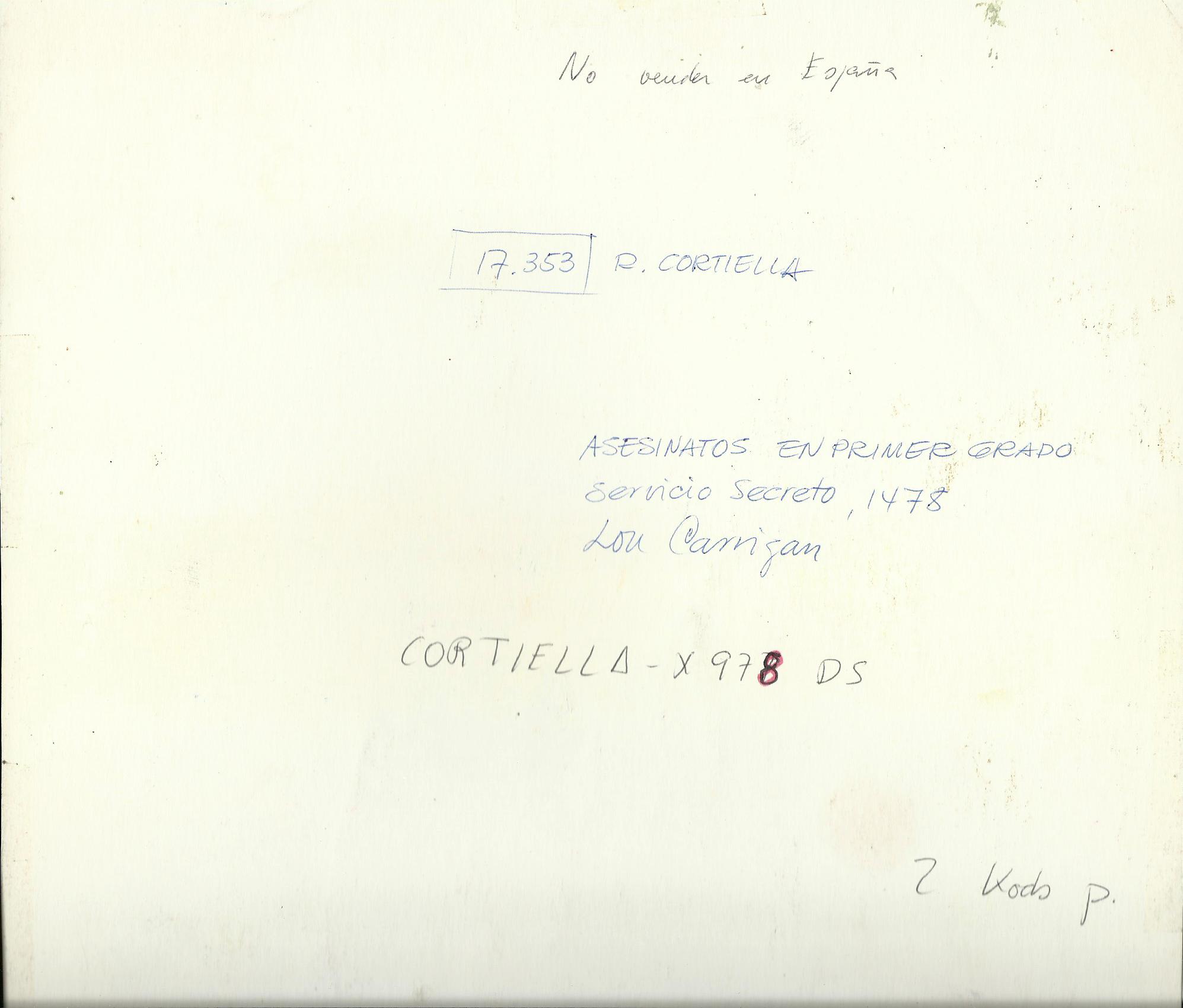 Posterior Asesintos en primer grado