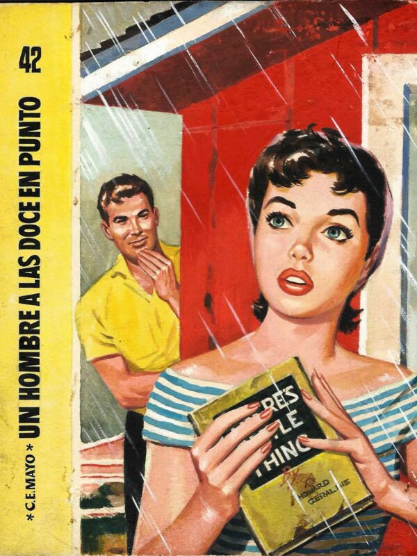 Original cover - Origin of Comics - Portada un hombre a las 12 en punto