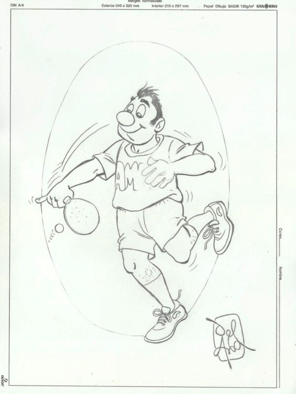 Ángel García Del Árbol - Origin of Comics - original art