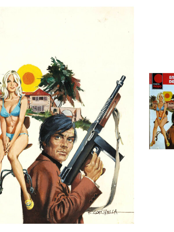 Cortiella - Origin of Comics - original cover + novel