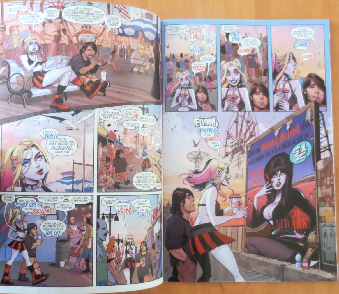 Cómic Elvira and Harley Quinn