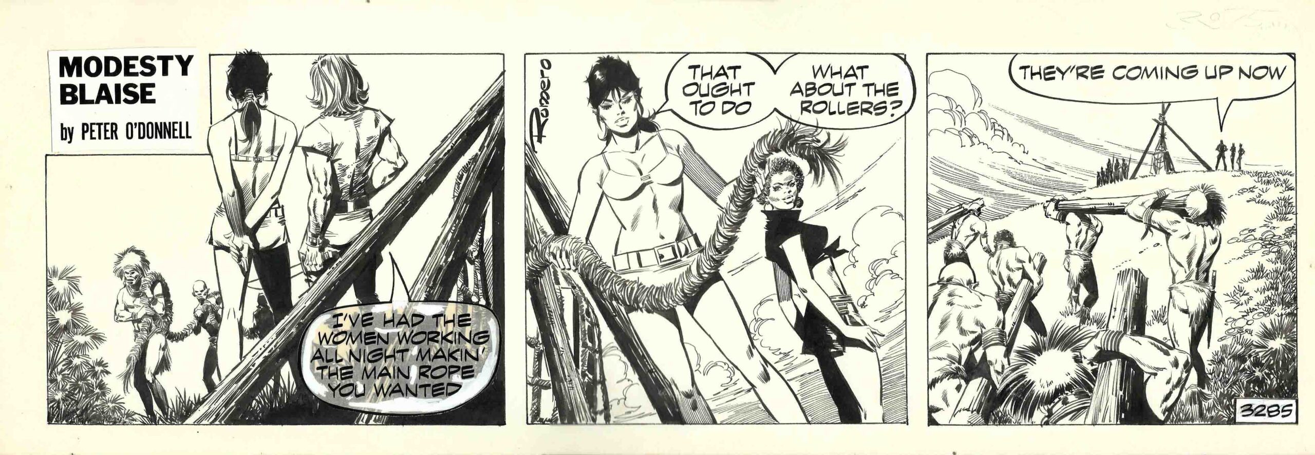Romero - Origin of Comics - Modesty Blaise #3285