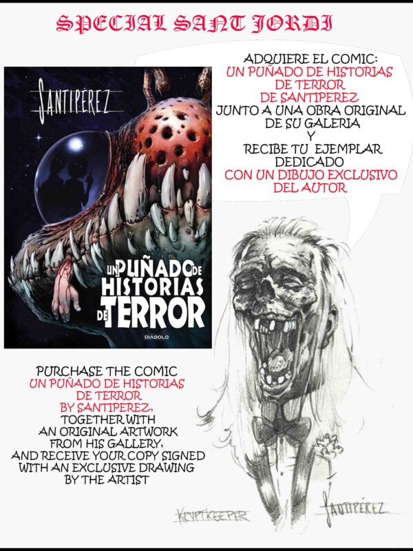 Sant Jordi - santipérez - un puñado de historias de terror