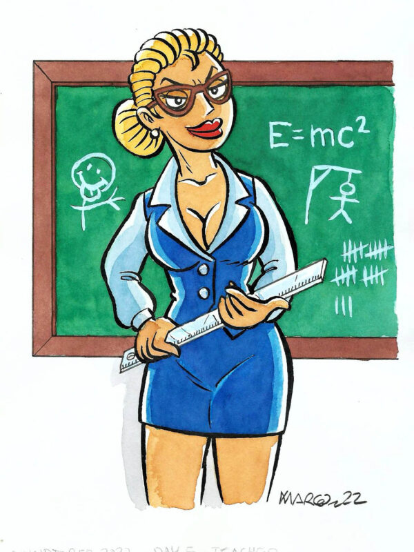 Marco - Origin of Comics - Profesora